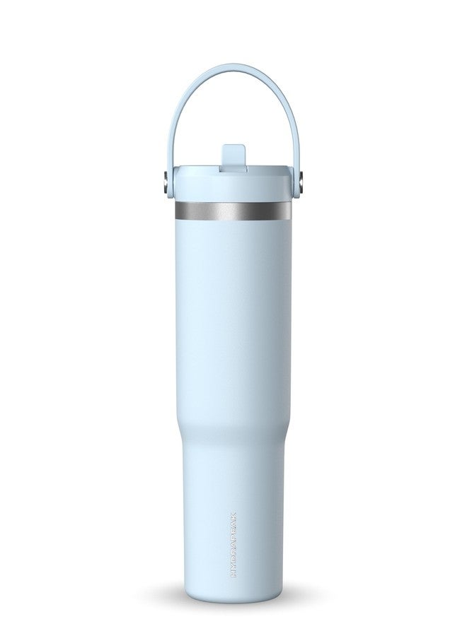 Hydrapeak Nomad 32 oz Tumbler with Handle and Straw Lid, Leakproof, Double Insulated, 32oz Cup, Stainless Steel (Powder Blue) - Image 1